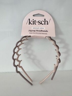 Kitsch Zig Zag 2 piece Headbands for Women